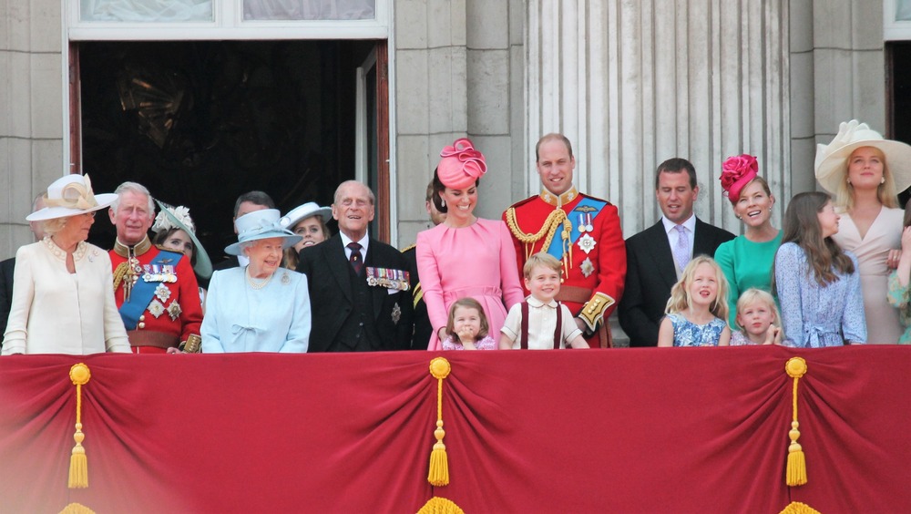 Prince Philip at event with great grand children 