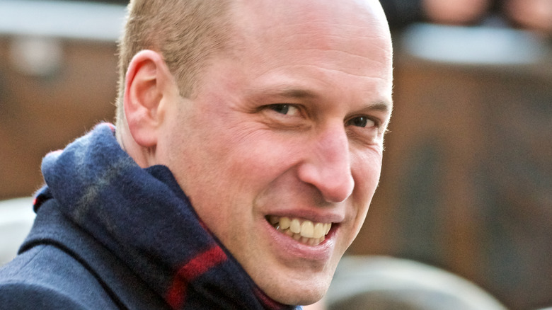 Prince William smiling