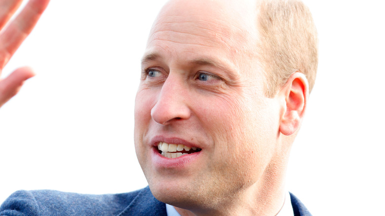 Prince William waving