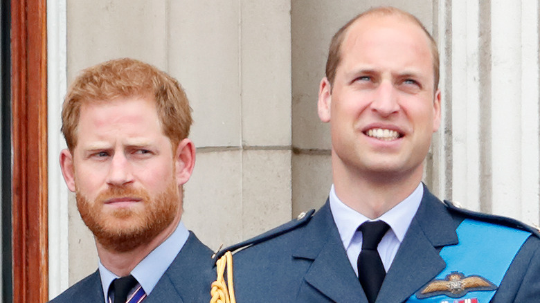 William and Harry on palace balcony 2018 