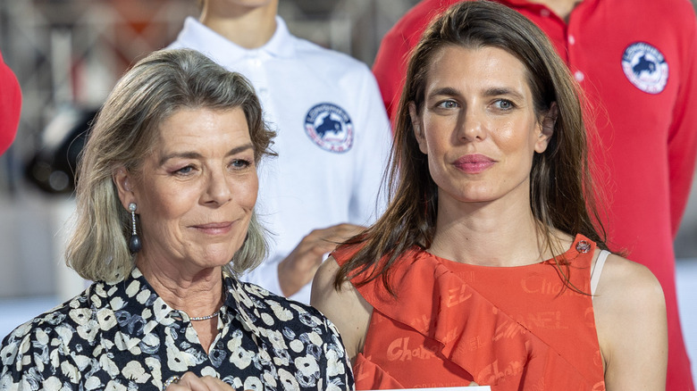 Princess Caroline and Charlotte Casiraghi 2024 