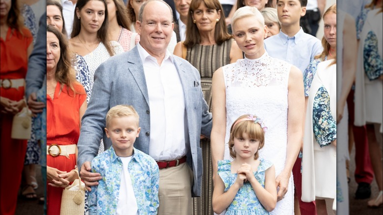 Albert and Charlene with twins