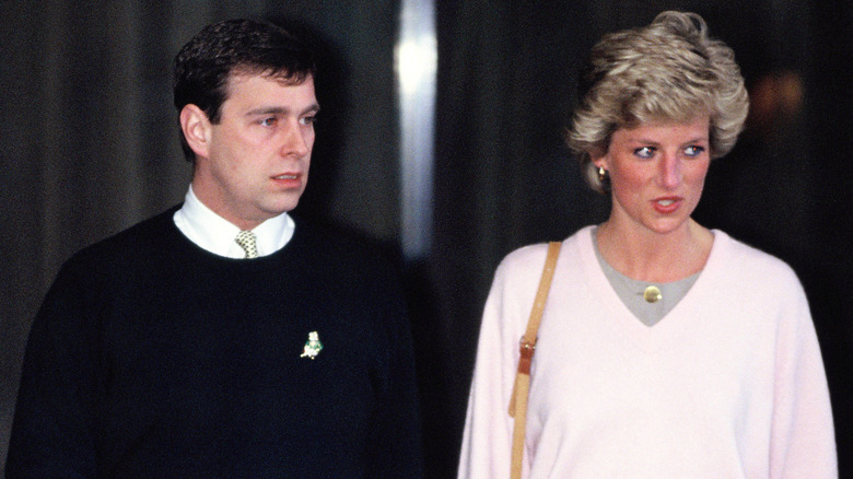 Prince Andrew and Princess Diana