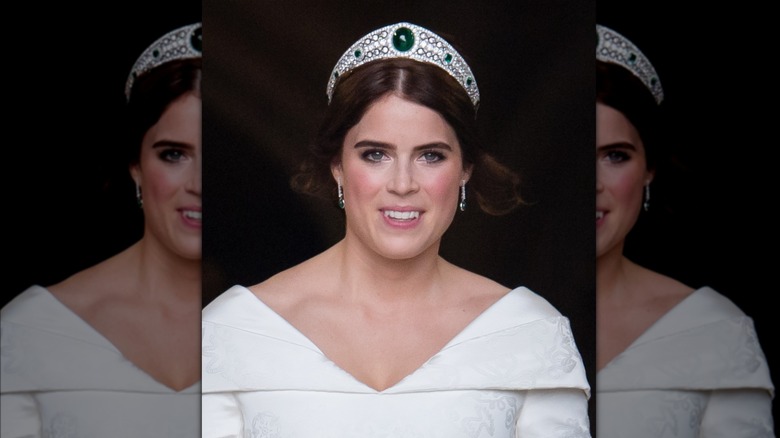 Princess Eugenie on her wedding day