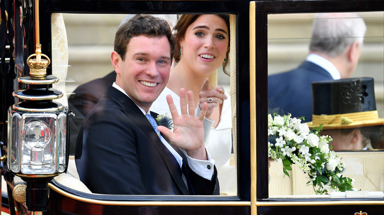 Princess Eugenie at her wedding 