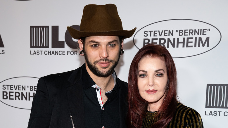 Navarone Garcia and Priscilla Presley