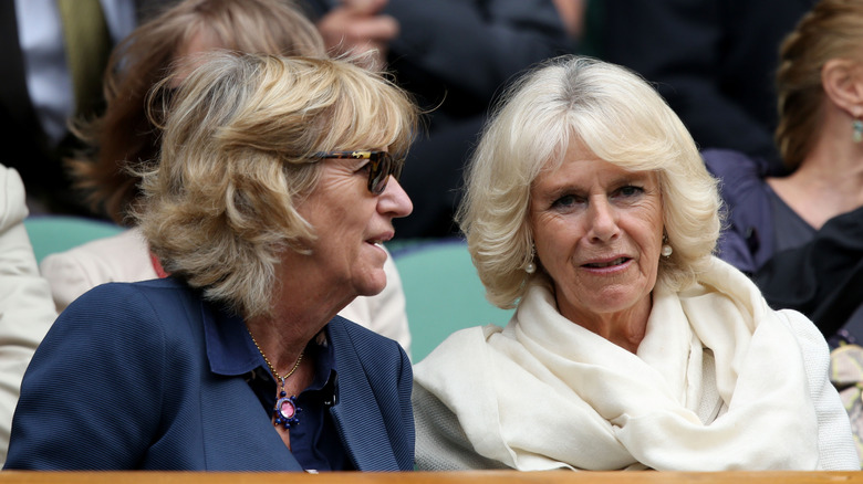 Camilla and Annabel at Wimbledon 