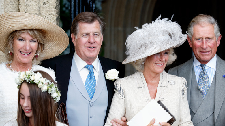 Camilla, Charles, Annabel and Simon 