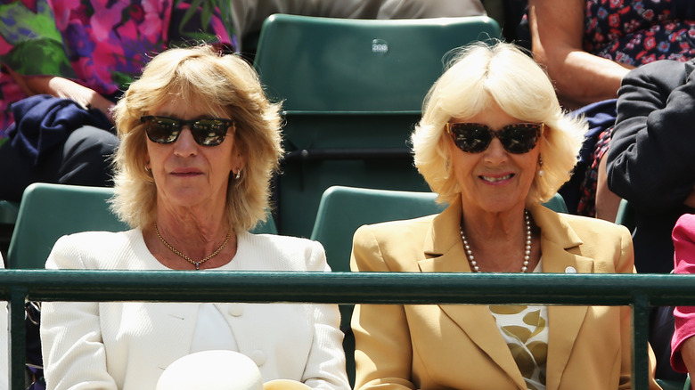 Camilla and Annabel at Wimbledon 