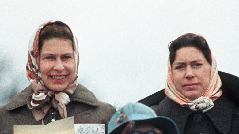 Queen Elizabeth and Princess Margaret