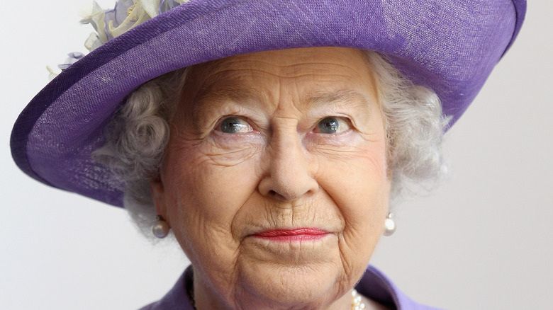 Queen Elizabeth smiling