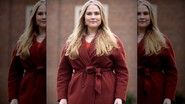 Princess Catharina-Amalia posing