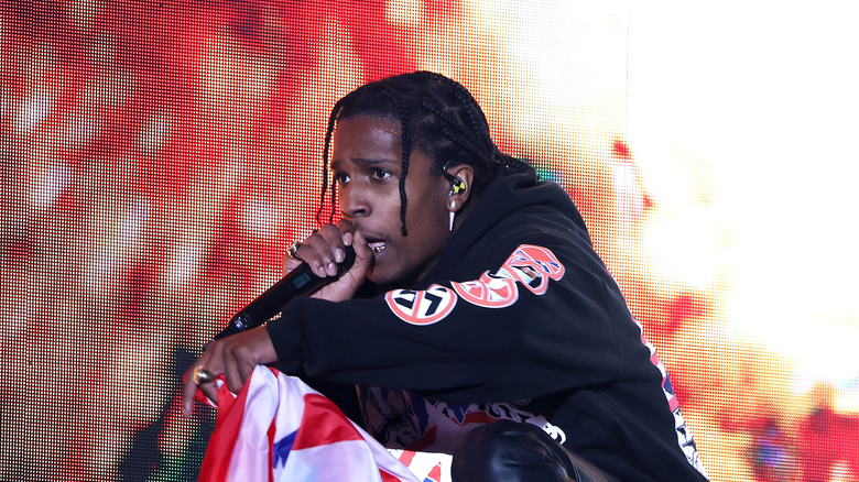 A$AP Rocky performing 