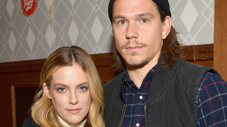 Riley Keough and Ben Smith-Petersen at an event