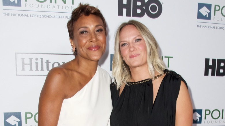 Robin Roberts and Amber Laign together