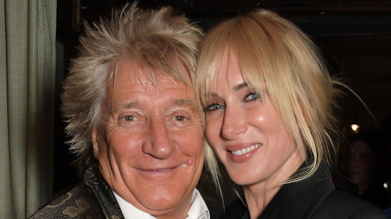 Rod Stewart and Kimberly Stewart