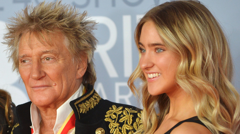 Rod Stewart and Ruby Stewart