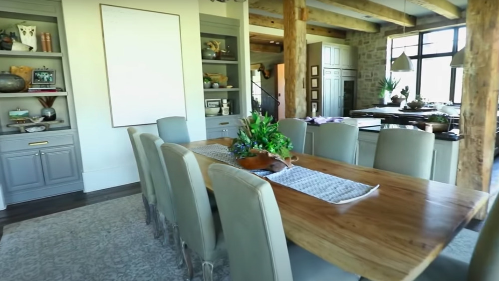 The dining area of Sadie Robertson's home