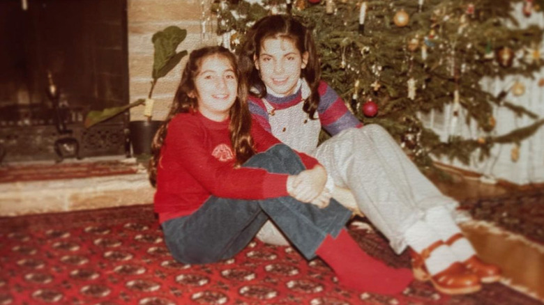 Young Gesine Bullock-Prado and Sandra Bullock