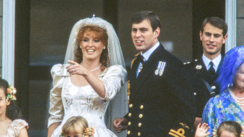 Sarah Ferguson and Prince Andrew's wedding