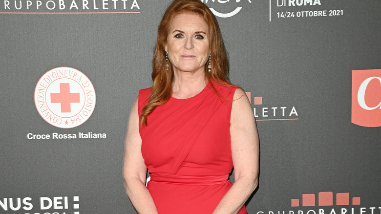 Sarah Ferguson posing