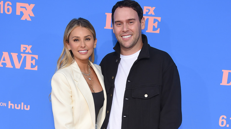 Scooter Braun and Yael Cohen smiling 