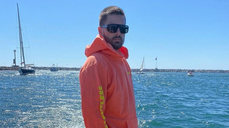 Scott Disick near water