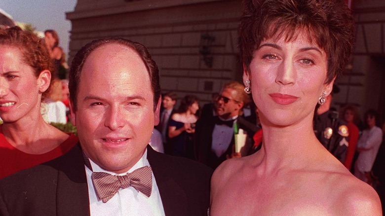 Jason Alexander and wife Daena Title looking happy