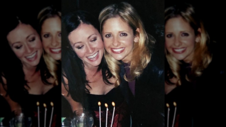 Shannen Doherty and Sarah Michelle Gellar