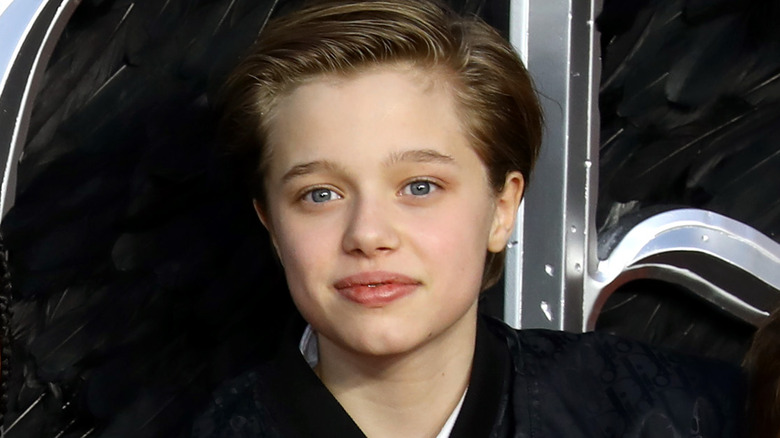 Shiloh Jolie-Pitt smiling