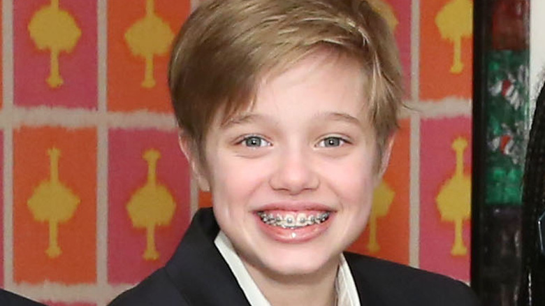 Shiloh Jolie-Pitt smiling