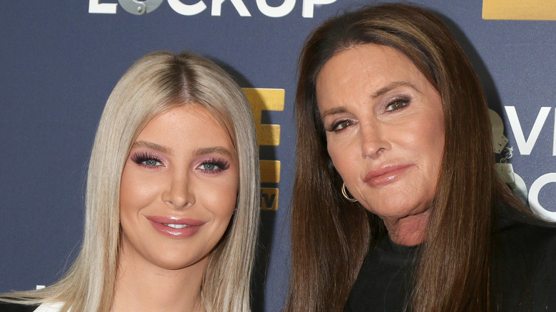 Sophia Hutchins and Caitlyn Jenner attending an event