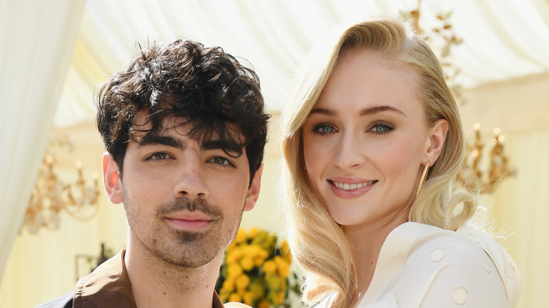 Joe Jonas, Sophie Turner smiling