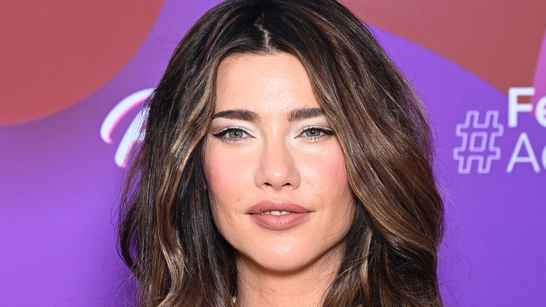 Jacqueline MacInnes Wood posing on the red carpet