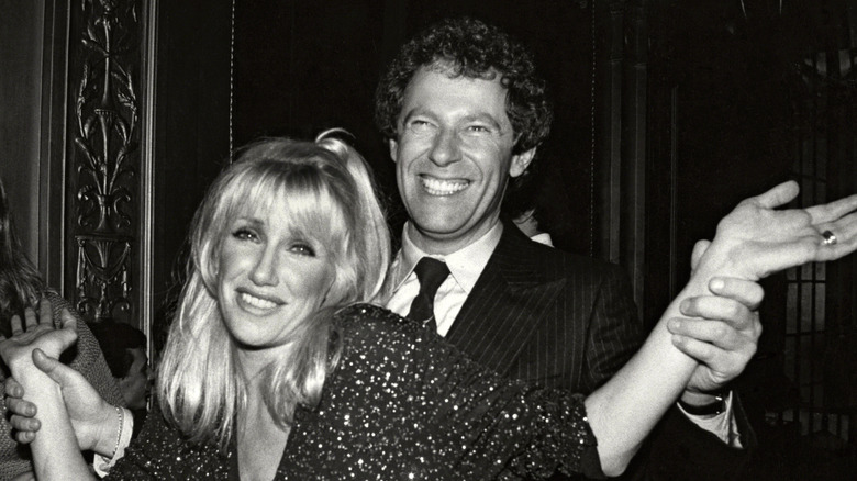 Suzanne Somers and Alan Hamel old black and white picture