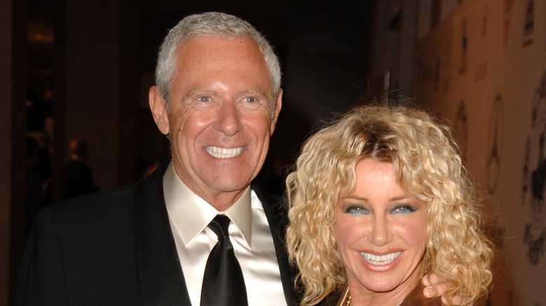 Alan Hamel with Suzanne Somers sporting curls