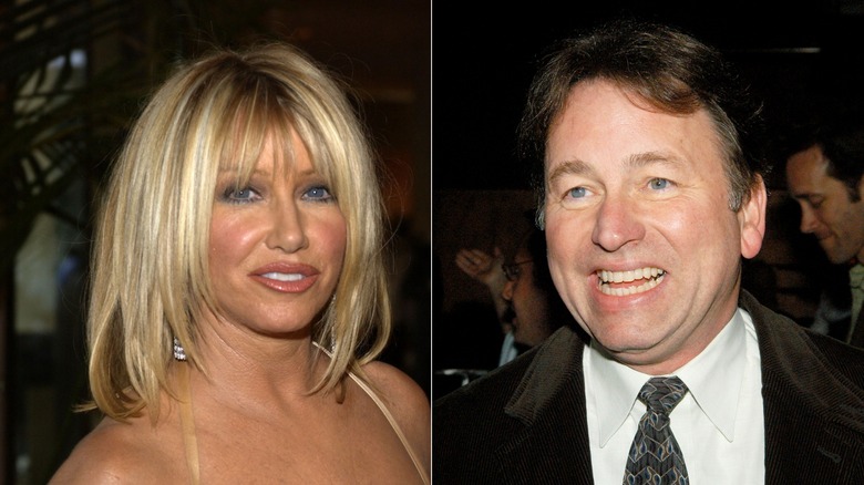 Suzanne Somers, John Ritter posing in 2003