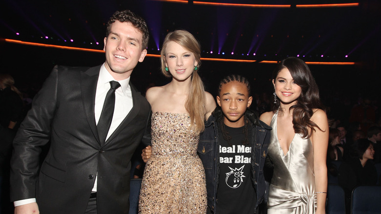 Taylor Swift, Austin Swift, Jaden Smith, and Selena Gomez