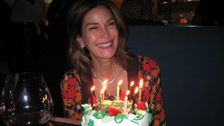 Teri Hatcher celebrating her birthday 