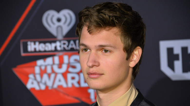 Ansel Elgort at music awards event 