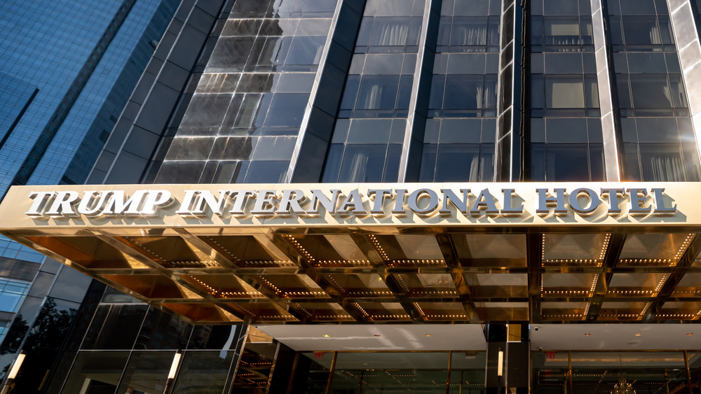 Trump International Hotel signage