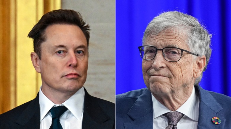 Elon Musk and Bill Gates side by side