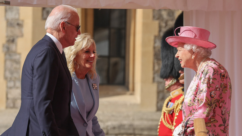 The Bidens and Queen Elizabeth