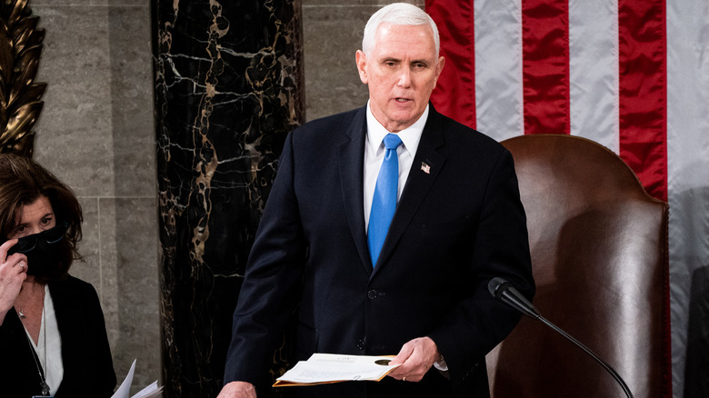 Mike Pence before January 6 Capitol attack