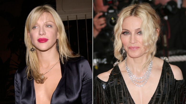 Courtney Love and Madonna 