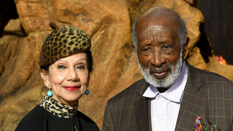 Jacqueline and Clarence Avant smiling 