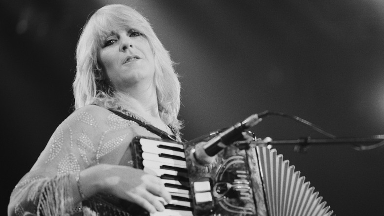 Christine McVie performing in 1980