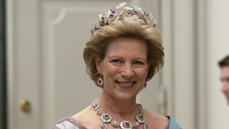 Queen Anne-Marie wearing jewels