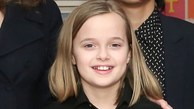 Vivienne Jolie-Pitt smiling