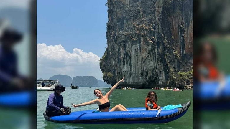 Chrissy Teigen and her family on vacation in Thailand in April 2024